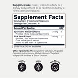 Toniiq 22mg Ultra Concentrated Spermidine Supplement -Spermidine Supplements for Men and Women - Rice Germ Extract and Trihydrochloride Complex Blend - 60 Vegetarian Capsules - 30 Servings