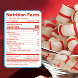 Soft Peppermint Candy Puff Christmas Mints - 5 Pounds Approx 440 Pieces, Mints Individually Wrapped Christmas Candy