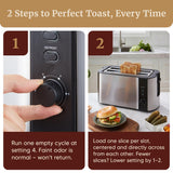Elite Gourmet 4-Slice Long Slot Toaster, 1.5" Wide Slots, 6 Browning Levels