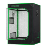 VIVOSUN S223 2x2 Grow Tent, 24"x24"x36" High Reflective Mylar with Observation Window and Floor Tray for Hydroponics Indoor Plant for VS1000