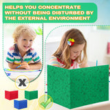 Crtiin 24 Pcs Desk Dividers for Students Privacy Folders Standard School Privacy Cardboard Board Desks Reduces Distractions for Testing Classroom Keep Eyes from Wandering(Cute)