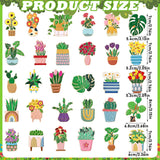 Landical 30/60 Pcs Cute Enamel Pins Bulk Plant Flower Animal Halloween Gothic Fall Pumpkin Cartoon Lapel Pin Brooches Jewelry Gift for Backpack Clothes Hats Accessories(30 Pcs,Plant)