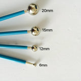 GOZOLA Concrete Countertop Caulking Tool, Metal Ball Tile Caulk Finishing Tool Used to Press The Tile Grout Coating for Bathroom Kitchen and The Rest of The Household