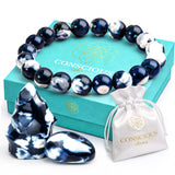 Conscious Items Exotic Orca Agate Deep Healing Bracelet for Women & Men