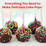 Baketivity DIY Cake Pop Kids Baking Kit with Pre-Measured Ingredients