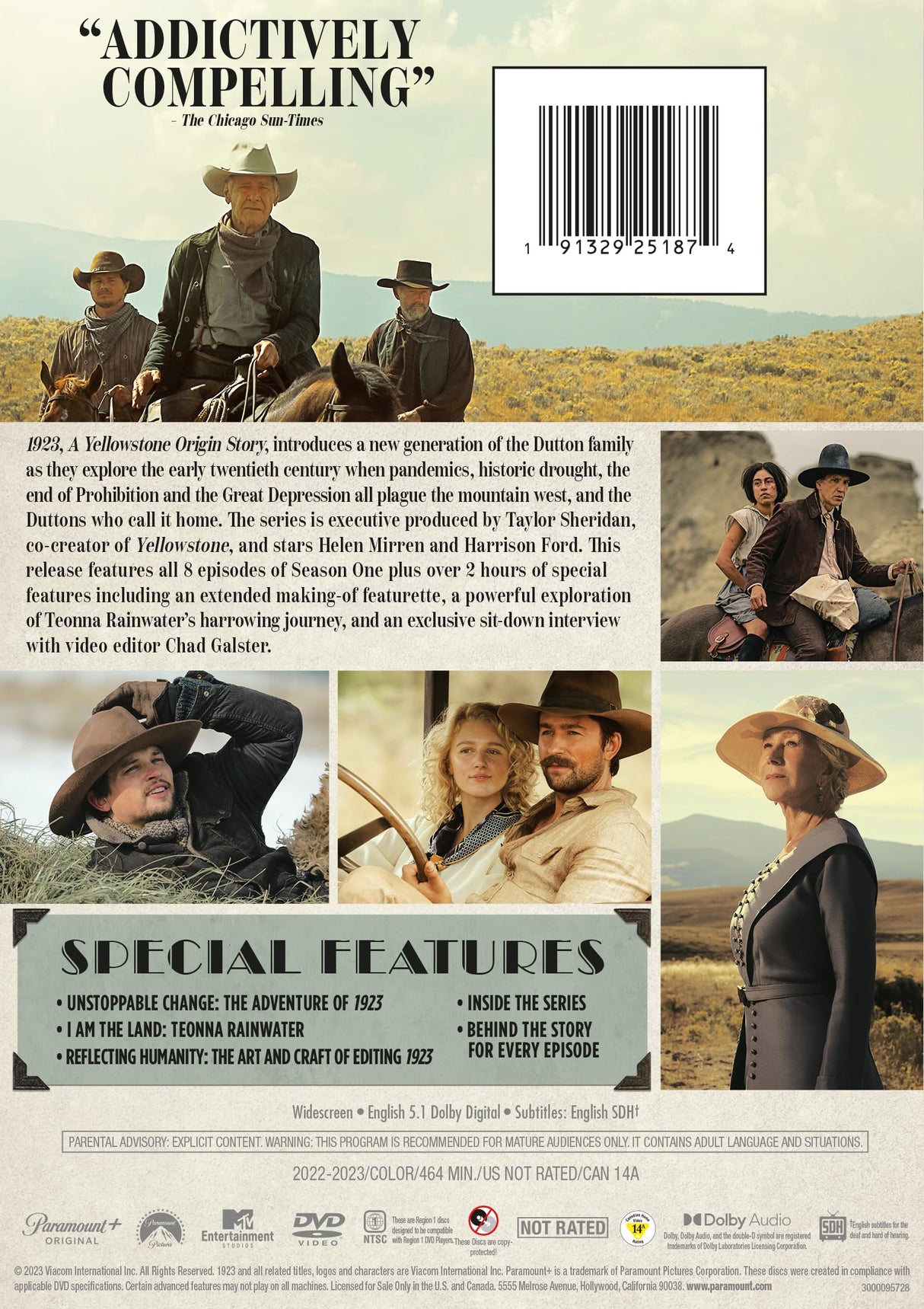 1923: A Yellowstone Origin Story: Season One [DVD]