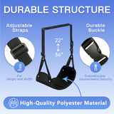 2-Pack Airplane Travel Footrest Hammock - Perfect Airplane Foot Hammock to Relax Your Feet - Travel Essentials Comfy Foot Hanger Plane Footrest for Long Trip