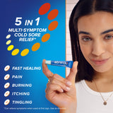 Abreva 10 Percent Docosanol Cold Sore Treatment, Treats Your Fever Blister in 2.5 Days - 0.07 oz Tube x 2