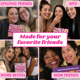 Happy Duo Best Friend Bucket List 35 Scratch Off Cards for Friends – Fun Adventure Date Ideas for Women, Besties & BFFs – Friendship Gift for Birthdays