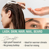 Herbal Collection Jamaican Black Castor Oil (Rosemary) 4oz | Revitalizing & Nourishing Oil for Hair, Skin & Scalp | Promotes Hair Growth, Stimulates Scalp & Adds Shine | Paraben-Free & Cruelty-Free