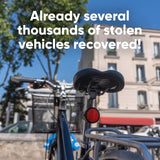 Invoxia Bike Tracker – Anti-Theft GPS Bike Tracker – Bike Reflector with Real-Time Alerts – 3-Year Subscription Included – Up to 3 Months of Battery Life – Discreet and Light – Waterproof