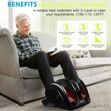CARESKYpro FSA HSA Eligible Foot Massager for Neuropathy, Feet Massager with Heat, 3-Heating for Circulation and Pain Relief, Deep Kneading Rolling for Calf-Leg-Arm Relaxation, Plantar Fasciitis