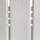 ARRYNTHEON Landscape Edging Kit 6.7 in Tall Decorative Double-Sided Wood-Look Fence Garden Border, Flower Bed Edging with 30 Anchoring Spikes, 13.9 Foot Kit (White)