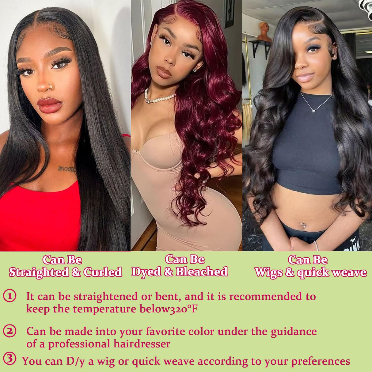 Human Hair Bundles Body Wave Bundles Human Hair 16 18 20 Inch 12A Grade 100% Unprocessed Brazilian Virgin Hair Body Wave 3 Bundles Deals Real Human Hair Extensions For Black Women Natural Black