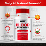 Blood Stabilizer Advanced Blood Formula Capsules, Official Blood Stabilizer Supplement Pills - Maximum Strength, All Natural Healthy Circulation & Stable Levels, BloodStabilizer Reviews (2 Pack)