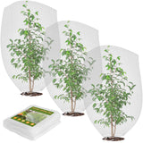 Mesh Plant Cover 3PCS,Garden Netting Mesh Outdoor,Netting for Tomato Plants,Garden Bug Netting Plant Cover,Bird Netting for Garden,Fruit Tree Netting (3.2 x 4.9 ft)