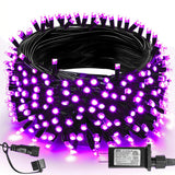 TW SHINE Halloween Lights, 200 LED 66FT Outdoor Halloween Light Plug in with 8 Modes, Waterproof Christmas Lights Outdoor, Indoor Decorations for Party Yard Haunted House Decor, Purple