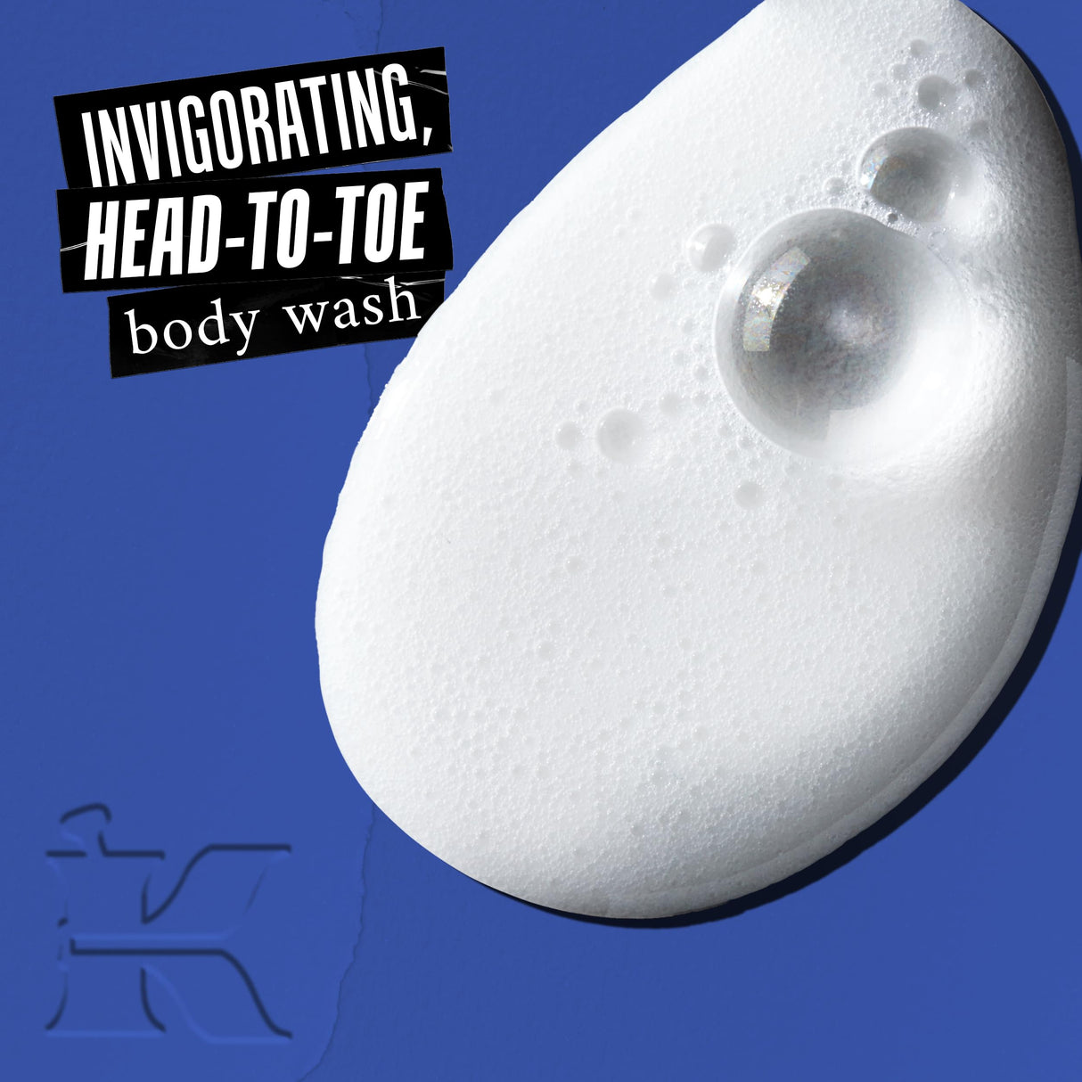 Kiehl's Body Fuel All-in-One Energizing Body Wash & Shampoo for Men, with Menthol, Caffeine, Vitamin E & Vitamin C, Gently Removes Excess Oil, Sweat & Impurities, for Men's Skin and Hair - 33.8 fl oz