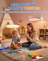 KOKODI Talking Pen Books Set, Interactive Audio Nursery Rhymes with Learning Pen, Educational Sensory Toy, Early Learning Gift for Toddlers Kids, Birthday & Christmas Gifts for Boys Girls Age 2-6