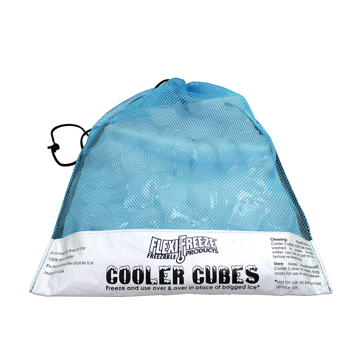 Cooler Cubes 5 lb Bag of Reusable Ice Cubes – Refreezable Ice Cubes for Coolers
