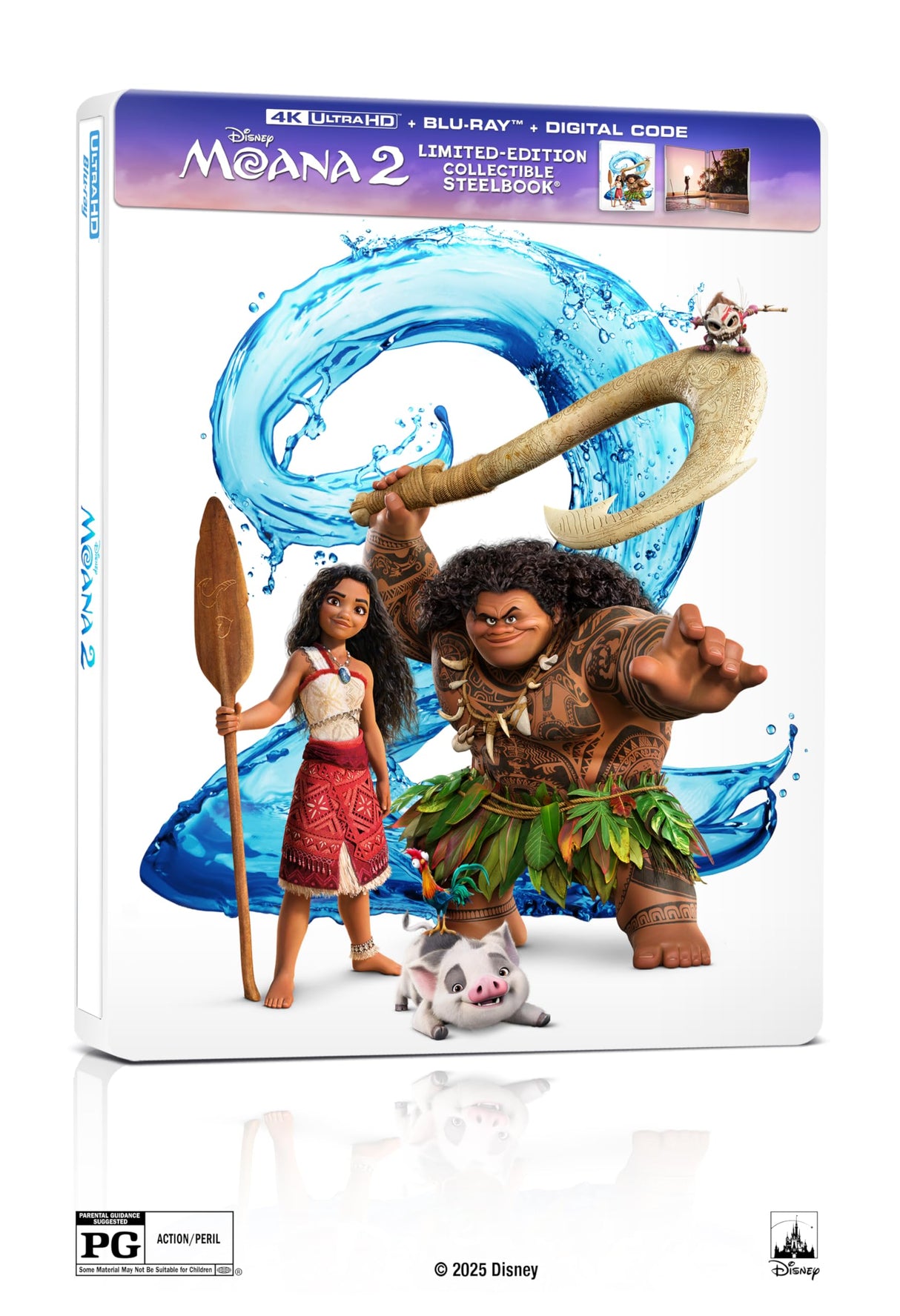 Moana 2 - 4K + Blu-ray + Digital [4K UHD]