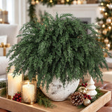 16PCS Christmas Cedar Pine Stems Branches Decor Artificial Greenery Picks