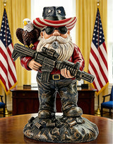 Tabletop-4.8in,Gnomes,Military Gnome,Gnome Gifts,Garden Gnome,Gifts for Men