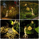 SRNPMIU Solar Watering Can Light, Solar Outdoor Decorative,Garden Decor Lights for Yard, IP65 Waterproof Hanging Lantern Landscape Lights, Garden Gifts for Mom, Grandma Women Birthday