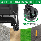 Double Decker Wagon 600lb Capacity & 400L Collapsible Sports Wagon