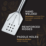 CONCORD 42" Stainless Steel One Piece Deluxe Commercial Grade Mixing Paddle. Great for Home Brewing, Seafood, Crawfish, Shrimp, Crab Boil and more.
