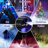 3 Pack Fog Machine Remote Control Replacement Part and Receiver 3 Pins Round Plug 13 Colors Wireless and Wired Remote with Fuse Protect for 400W 500W Fog Machine for Halloween Christmas New Year