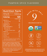 Truvani Vegan Pea Protein Powder | Pumpkin Spice | 20g Organic Plant Based Protein | 10 Servings | Keto | Gluten & Dairy Free | Low Carb | No Added Sugar