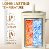 Best Friend Tumbler with Handle 40oz, Bestie Cups for Women Stainless Steel Coffee Travel Tumblers with Straw, Bestie Gifts for Female Friends BFF, Friendship Gift for Birthday Christmas Valentines