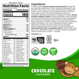 Orgain Organic Kids Protein Nutritional Shake, Chocolate - 8g of Protein, 22 Vitamins & Minerals, Fruits & Vegetables, Gluten Free, Soy Free, Non-GMO, 8.25 Fl Oz (Pack of 12)