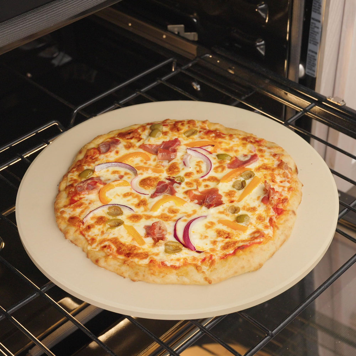 Old Stone Round Pizza Stone, 16-Inch