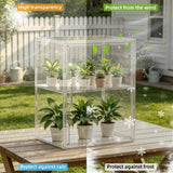 PEEKUP Mini Greenhouse Indoor with Magnetic Door, L-2tier-1pcs