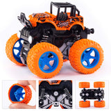 taessv Monster Truck Toys - Friction Powered Toy Cars Push and Go Vehicles for Toddlers Kids Best Christmas Birthday Party Gift for Boys Girls Aged 3 and Above 4-Pack