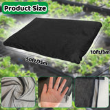 Mosquito Netting,10 × 50 Ft Mosquito Mesh Screen for Patio,Black