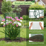 MQJIAZHI 18PCS Plant Protectors from Animals, 13"x13" Metal Plant Cages for Outdoor Plants, Reusable Plant Covers from Animals, Garden Cloche & Chicken Wire Cloche for Vegetables, Flowers, Seedlings