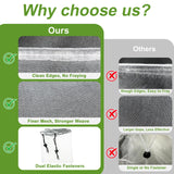 2 Pack Garden Netting for 4×2 FT Raised Beds, Fine Mesh Insect & Bird Barrier with Drawstring, Garden Bed Cover for Vegetables, Flowers & Herbs