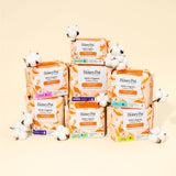 The Honey Pot Company - 64ct - Sanitary Pads for Women - Non-Herbal Heavy Overnight w/Wings - Organic Cotton Cover & Ultra-Absorbent Pulp Core - Feminine Care - FSA & HSA Eligible