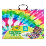 Crayola Inspiration Art Case Coloring Set - Tie-Dye (140ct), Art Supplies Set For Kids, Travel Drawing Kit, Holiday & Christmas Gift for Girls & Boys, Ages 5+ [Amazon Exclusive]