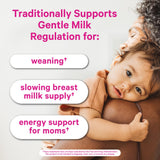 Pink Stork No Flow: Dry Up Breast Milk Supply with Sage, Parsley, and B Vitamins, Postpartum Essentials for Women to Stop Breastfeeding and Decrease Milk Production, 60 Capsules