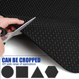 Gsbomzap Doubled-Sided Non Slip Under Washing Machine Mat, 63" x 30.7" Anti-Vibration Mat for Washer Dryer, Waterproof Mat for Fridge Refrigerator Floor Protection, Noise Reducing