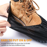 Shoe Covers Disposable, Oversized 200 Pack, Non-Slip for Indoor