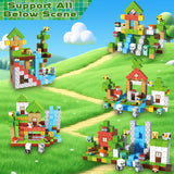 Magnetic Blocks-200PCS Magnetic Building Blocks, Magnets Cubes 2025 Upgraded Stacking Magnets for Kids Forest River Indoor Construction STEM Toys, Christmas Birthday Gifts for Boys & Girls Ages 3+