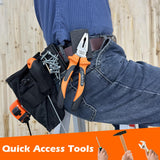 MUTUACTOR Magnetic Belt Clip Heav Duty, 2PCS Super Strong Tool Belt Tool Holster,Anti-Slip Rubber Coated Magnetic Belt Clip for Organizing Screwdrivers Hammers Wrenches for Father's Day