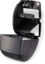 San Jamar R3590TBK Black Pearl Oceans Duett Standard Bath Tissue Dispenser