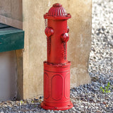 YiLifebes Dog Fire Hydrant Pee Post, 22.4" H Fake Fire Hydrant for Dogs to Pee on, Large Metal Pee Post Statue for Yard Garden Indoor & Outdoor