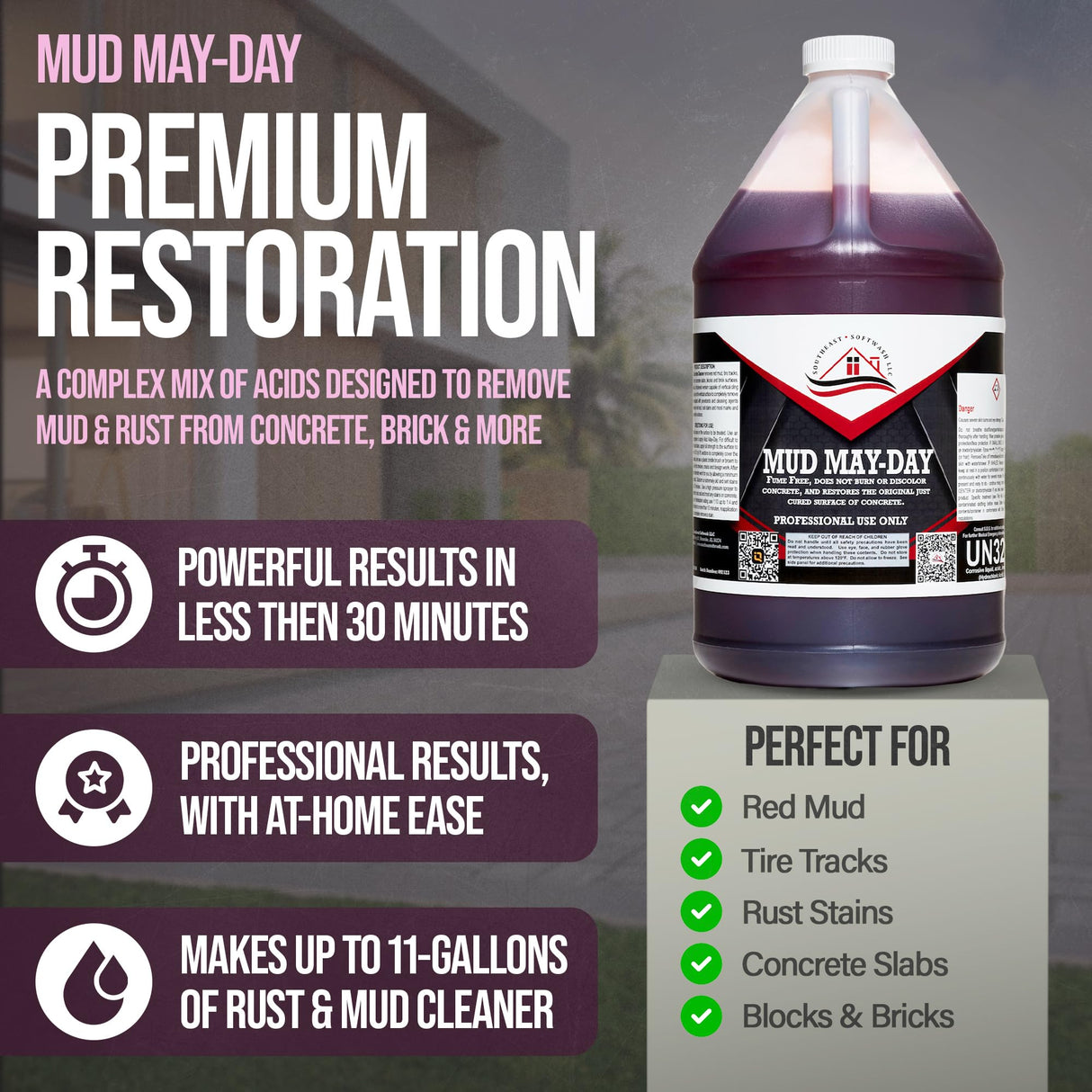 Southeast Softwash Mud May Day - Red Clay Stain Removal | Mud Removal Chemical (1)